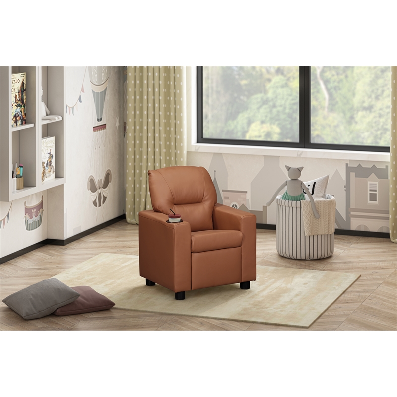 Oakley Kids Recliner Vegan Leather Chestnut