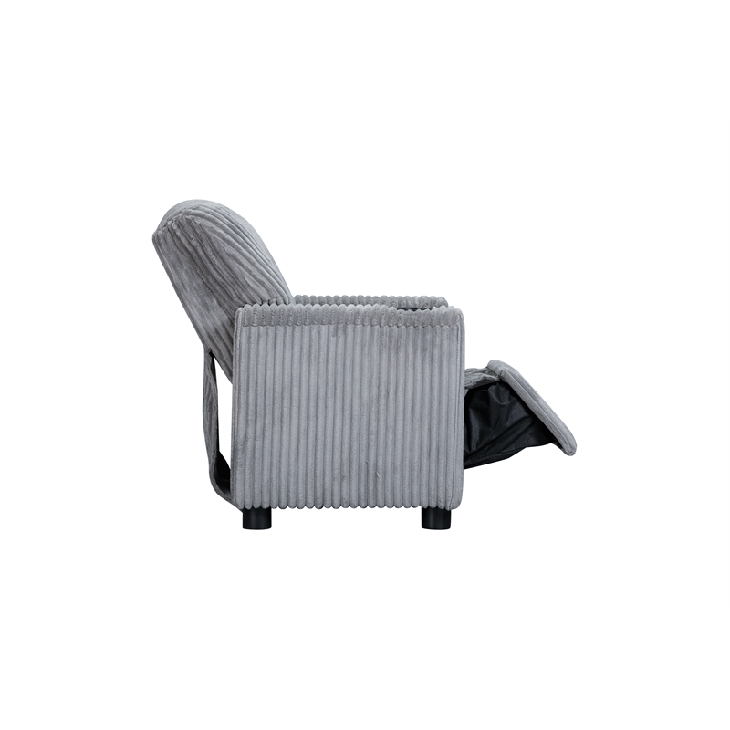 Oakley Kids Recliner in Soft Gray Cords