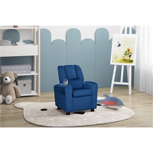 Chase Kids Recliner in Nautica Soft Blue