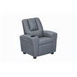 Chase Kids Recliner in Vegan Leather Mink