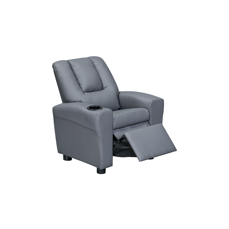 Chase Kids Recliner in Vegan Leather Mink