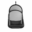Greemotion Crush Outdoor Foldable Mesh Egg Swing Chair in Black Fabric