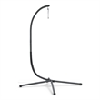 Greemotion Wave Hanging Metal C-Stand for Swing Chair in Black