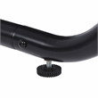 Greemotion Sandor Outdoor Metal Swing with Canopy Sun Shade in Black