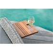 Greemotion Bahia Tobago Solid Teak Wood Outdoor Modular Daybed in Gray/Natural