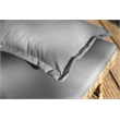 Greemotion Bahia Tobago Solid Teak Wood Outdoor Modular Daybed in Gray/Natural