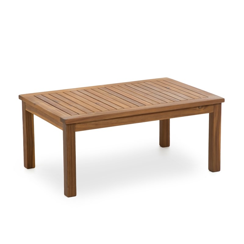 Greemotion Hana 4-Piece Outdoor Acacia Wood Sofa Set in Natural