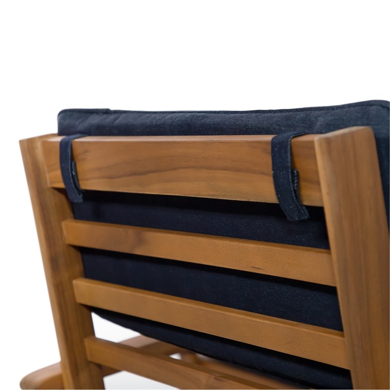 Greemotion Hana 4-Piece Outdoor Acacia Wood Sofa Set in Natural