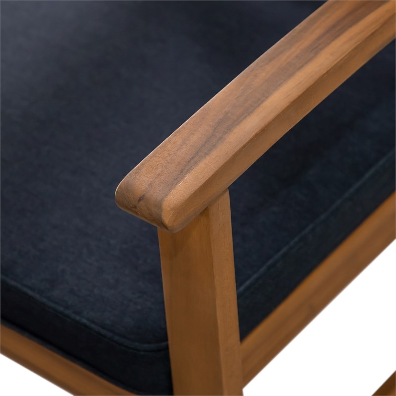 Greemotion Hana 4-Piece Outdoor Acacia Wood Sofa Set in Natural