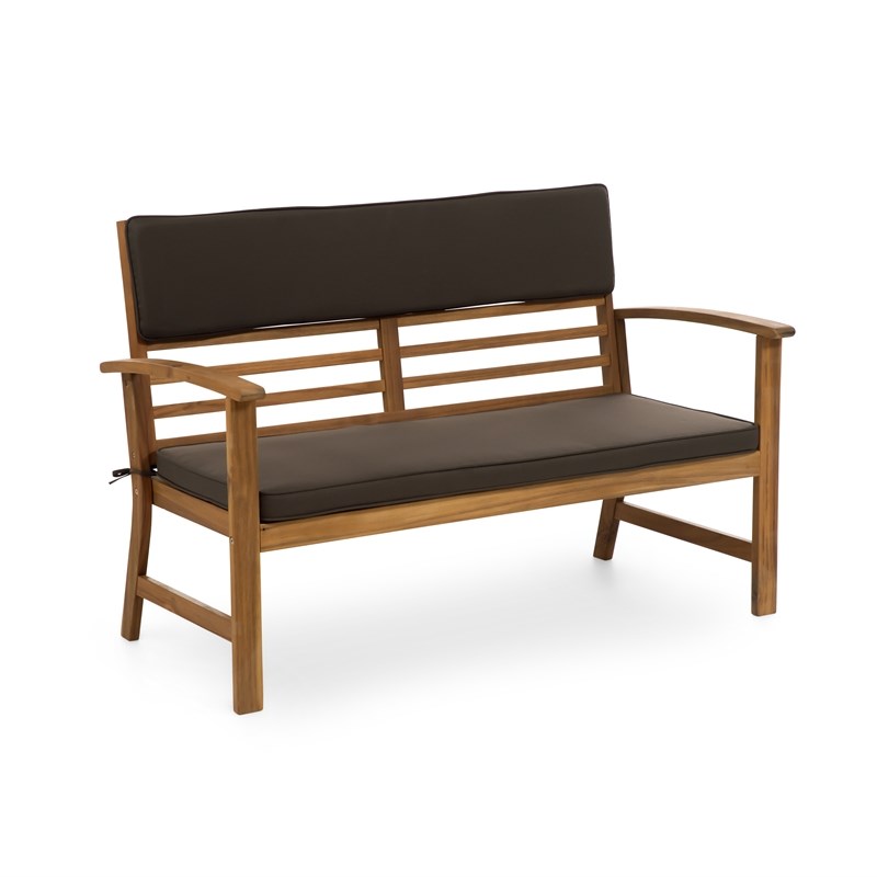 Greemotion Hana 4-Piece Outdoor Acacia Wood Sofa Set in Natural