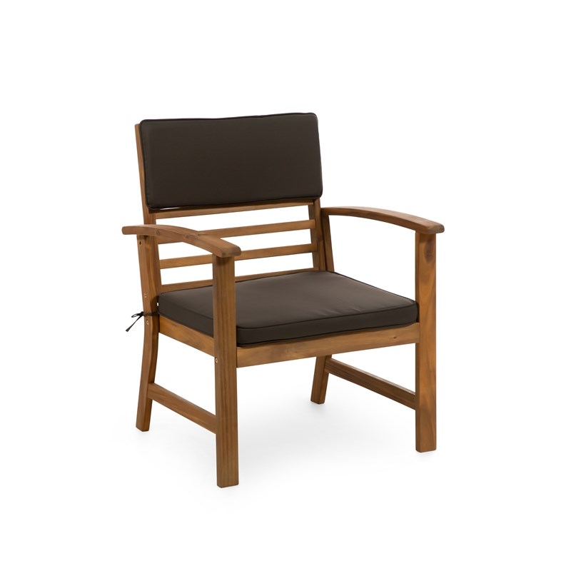 Greemotion Hana 4-Piece Outdoor Acacia Wood Sofa Set in Natural