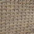 Greemotion Garda Outdoor Patio Aluminum Polyrattan Ottoman in Beige
