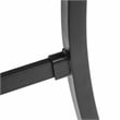 Greemotion Sintra 40-inch Metal Outdoor Patio Dining Table in Black