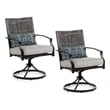 Greemotion Sintra 6-Piece Outdoor Patio Black Metal Dining Set