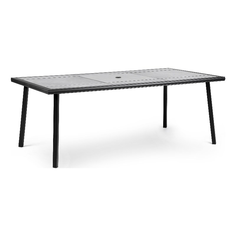 Greemotion Sintra 7-Piece Metal Outdoor Patio Dining Set in Black