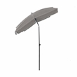 Greemotion Set of 2 Sleek Stainless Steel Gray Fabric Patio Umbrella with Base