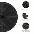 Greemotion Set of 2 Halo 9Ft Multi-Color Tilting Fabric Patio Umbrella with Base