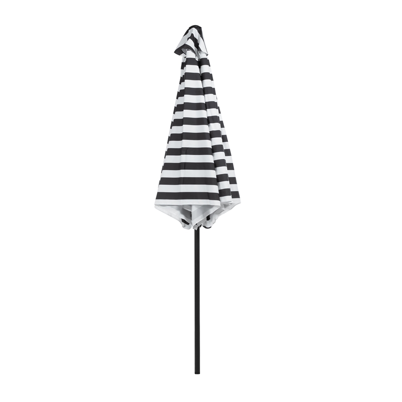 Greemotion Set of 2 Halo 9Ft Multi-Color Tilting Fabric Patio Umbrella with Base