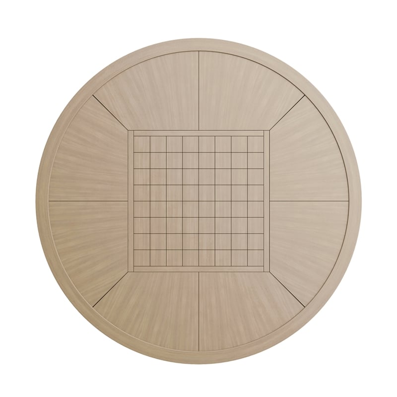 Greemotion Lyon 3-in-1 Aluminum Convertible Outdoor Patio Dining Table Natural