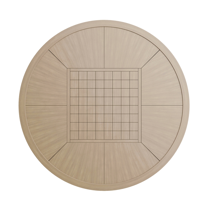 Greemotion Lyon 5-Piece 3-in-1 Aluminum Patio Dining Table Set Natural