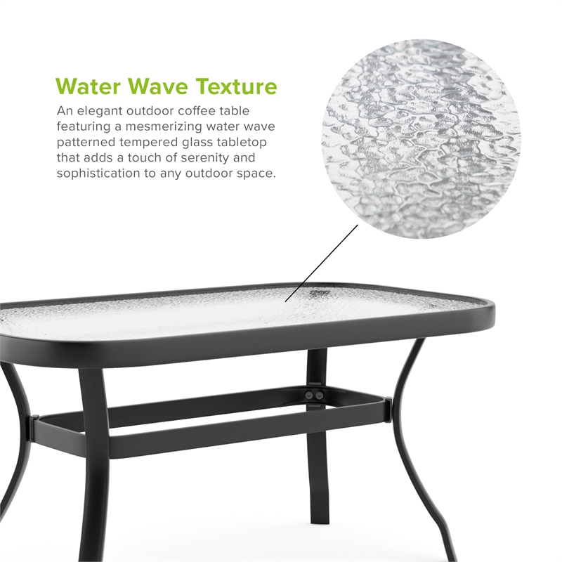 Greemotion Palma 4-Piece Metal Conversation Sets Outdoor Recliner Gray