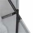 Greemotion 2-Piece Outdoor Foldable Mesh Fabric & Metal Swing Set in Light Gray