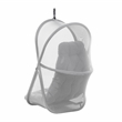 Greemotion 2-Piece Outdoor Foldable Mesh Fabric & Metal Swing Set in Light Gray