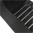 Shine Company All-Weather Resin Patio Porch Folding Adirondack Chair in Black