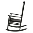 Shine Company Traditional Hardwood Indoor/Outdoor Patio Porch Rocker in Green