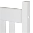 Shine Company Traditional Hardwood Indoor/Outdoor Patio Porch Rocker in White