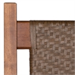 Shine Company Traditional Hardwood Patio Porch Rocker in Brown