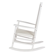 Shine Company Traditional Hardwood Patio Porch Rocker in White