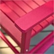 Shine Company All-Weather Traditional Resin Patio Porch Rocker in Red
