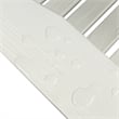 Shine Company Traditional Cedar Wood Adirondack Porch Rocker in White