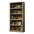 Sauder Select Engineered Wood 5 Shelf Bookcase in Lintel Oak