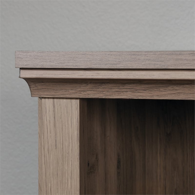 Sauder Select Engineered Wood 3 Shelf Bookcase in Salt Oak Finish