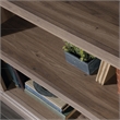 Sauder Select Engineered Wood 3 Shelf Bookcase in Salt Oak Finish