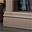 Sauder Select Engineered Wood 3 Shelf Bookcase in Salt Oak Finish