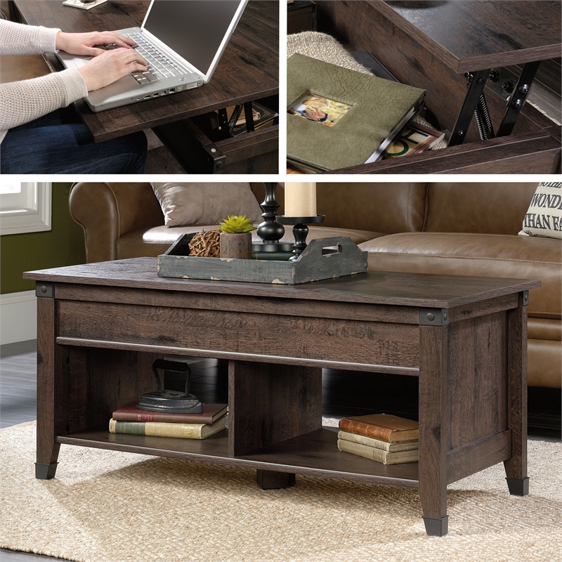 Sauder carson forge on sale desk coffee oak