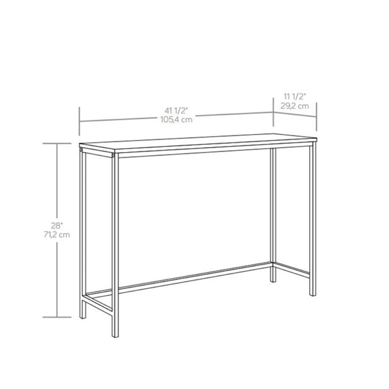Sauder North Avenue Narrow Metal Frame Console Table In Charter Oak 420042 - What Is A Tall Console Table Called Sauder North Avenue Narrow Metal Frame Console Table In Charter Oak 420042 - What Is A Tall Console Table Called
