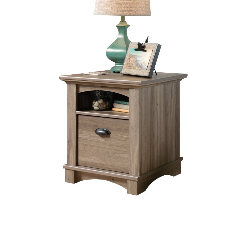 Sauder Harbor View End Table in Salt Oak 420330