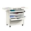 Sauder Select Craft Cart in Soft White
