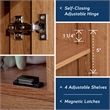 Sauder Select Engineered Wood Storage Cabinet in Highland Oak