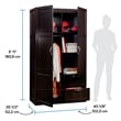 Sauder Select Engineered Wood Storage Cabinet in Cinnamon Cherry