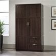 Sauder Select Engineered Wood Storage Cabinet in Cinnamon Cherry