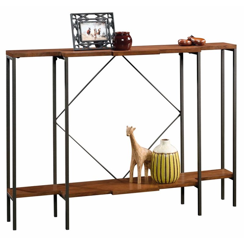 Sauder Viabella Console Table In Warm Cherry 420352 Sauder Viabella Console Table In Warm