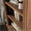 Sauder Palladia Engineered Wood 3-Shelf Bookcase in Vintage Oak