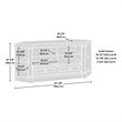 Sauder Palladia Engineered Wood Corner TV Stand for TVs up to 60