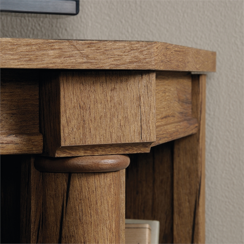 Sauder Palladia Engineered Wood Corner TV Stand for TVs up to 60