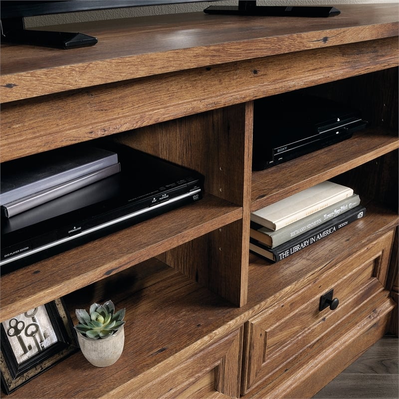 Sauder Palladia Engineered Wood Corner TV Stand for TVs up to 60